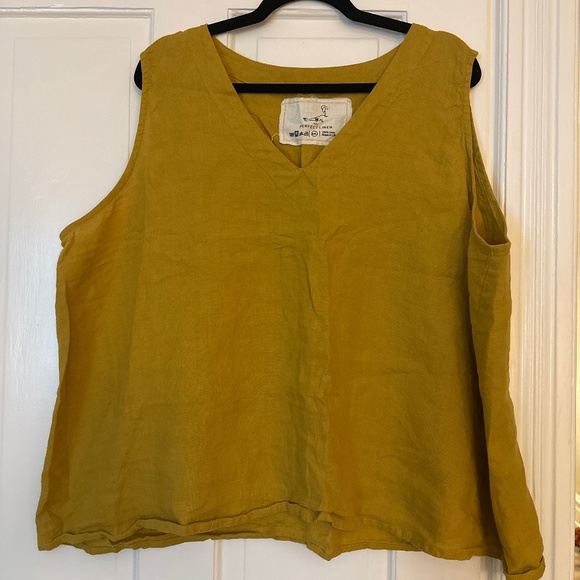 NotPerfectLinen Swing Top in Honey - Picture 1 of 4